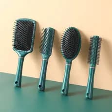 escova de madeira escova de bambu cabelo Pente de cabelo encaracolado doméstico para homens e mulheres com almofada de a