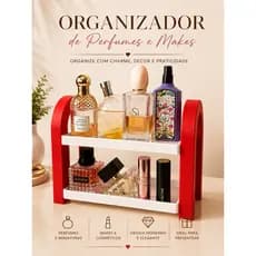 Organizador de Perfumes Porta Maquiagem e Miniaturas Decorativo Premium para Penteadeiras