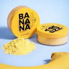 Pó Banana Translúcido Vivai 15g | Efeito Matte, Não Estoura no Flash, Selagem Perfeita