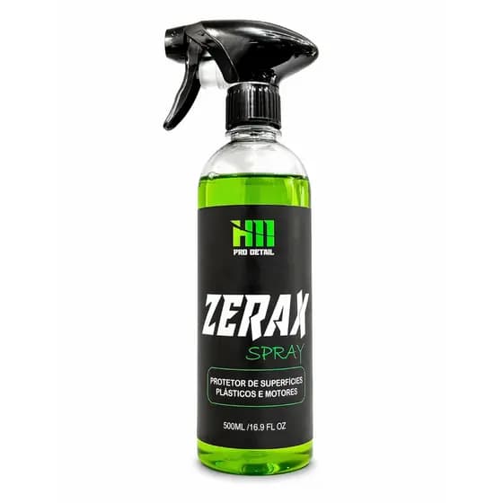 Zerax Spray Protetor de Superfícies Plásticos e Motores - Lançamento H11