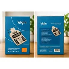 Calculadora de Mesa Elgin MA-5121 Impressora Bobina 12 Dígitos LCD