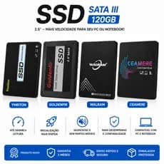 SSD 120GB / 240GB SATA III 2.5" Novo | YMEITON, GOLDENFIR, WALRAM ou CEAMERE