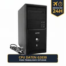 COMPUTADOR CPU DATEN INTEL DUAL CORE - 8GB DDR3 - HD OU SSD - WINDOWS OFFICE HOME OFFICE E TRABALHO