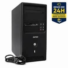 CPU COMPUTADOR INTEL DUAL CORE DATEN - 6GB / 8GB DDR3 - SSD 120GB - WINDOWS - TRABALHAR, ESTUDAR