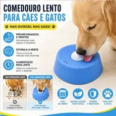 Lambedor Canino, Brinquedo para Pet, Comedouro Lento, Anti Ansiedade para Pets