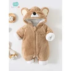 Roupas de inverno para bebês, macacão engrossado, roupas para recém-nascidos, roupas de outono e inverno, roupas de algo