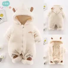 Bebê roupas de inverno macacão roupas recém-nascidos engrossado Outing roupas segurando roupas de algodão terno do bebê