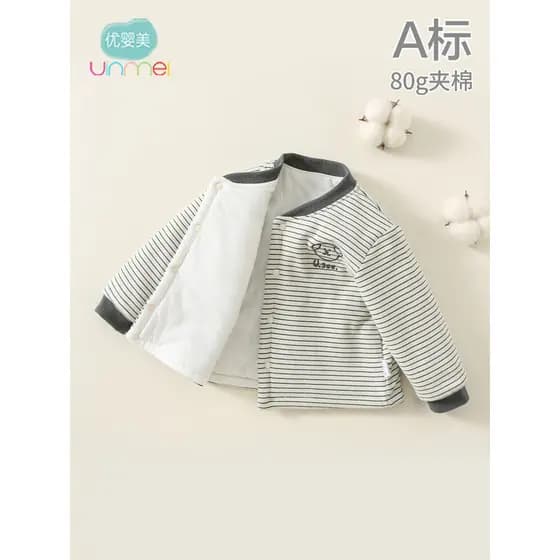 Bebê acolchoado roupas primavera outono inverno estilo meninos meninas roupas de bebê casaco bebê crianças interior algo