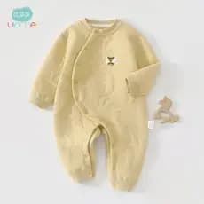 Bebê acolchoado macacão térmico primavera outono inverno roupas do bebê engrossado macacão térmico roupa interior pijama