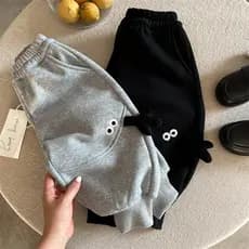 Crianças dos desenhos animados velo-velo moletom outono inverno roupas novo estilo das crianças tornozelo-F
