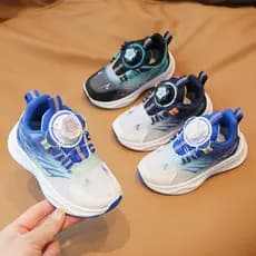 3 sapatos infantis masculinos 2024 outono novo estilo sapatos da moda 4 meninos sapatos de rede meninos crianças do bebê