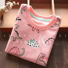 Dinossauro roupas infantis primavera outono inverno estilo europeu americano crianças pulôver moletom engrossado menina