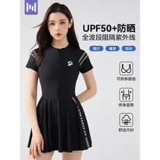 Maiô feminino High-End sentimento 2025 novo estilo de corrida maiô de uma peça feminino esportes primavera quente maiô