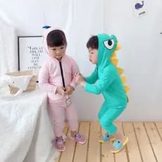 Coreano coreano crianças maiô meninas 2024 novo estilo de uma peça de manga comprida protetor solar meninos crianças beb