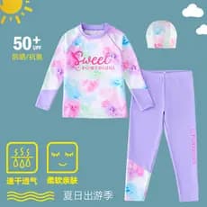 Maiô infantil para meninas, pai-filho, mãe e filha, dividido, trajes de banho para meninas