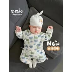 Inverno roupas de bebê recém-nascido quente acolchoado infantil macacão outono inverno bebê recém-nascido monge roupas d