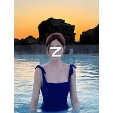 She Mengchen mesmo estilo maiô feminino High-End sentimento de uma peça maiô feminino 2024 venda quente quente