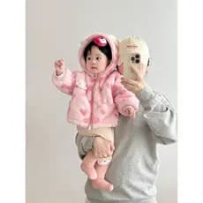 Roupas de bebê inverno Outing roupas acolchoadas casaco quente engrossado roupas acolchoadas roupas de bebê roupas de in