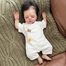 Bebê recém-nascido macacão de verão manga curta macacão pequeno mês idade Modal algodão pijamas bebê Outing macacão fino