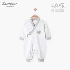 Estilo chinês recém-nascido roupas de uma peça primavera outono roupas bebê recém-nascido amarrado macacão bebê monge ro