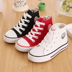 Puxar para trás sapatos infantis sapatos de lona de alta qualidade primavera novo estilo meninos sapatos de pano meninas