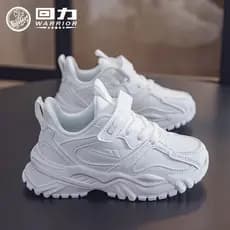 Puxar para trás sapatos infantis meninos sapatos esportivos 2026 primavera outono novo estilo crianças sapatos brancos m