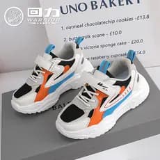 Puxar para trás sapatos infantis 2026 primavera outono novo estilo na moda meninos sapatos esportivos meninas sapatos ca