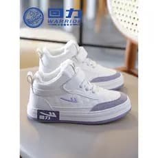Puxar para trás sapatos infantis meninos sapatos de dois algodão outono inverno novo estilo forro de lã sapatos brancos