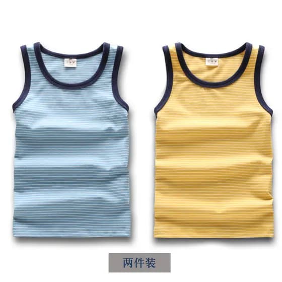 2 peças colete para meninos roupas infantis roupas de verão camisetas infantis sem mangas médio grande infantil fino Top