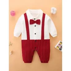 Macacão de cavalheiro recém-nascido, roupas de primavera, menino, bebê, mês inteiro, vestido de um ano, cem dias, banque