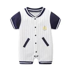 Macacão de bebê roupas de verão fino bebê recém-nascido menino macacão cem dias ao mês Super bonito macacão verão