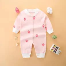 Macacão de bebê outono inverno engrossado Bottoming roupa interior primavera outono desossado macacão de algodão puro in