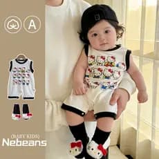Verão novo estilo macacão de bebê Outing roupas bebê menina na moda algodão macacão