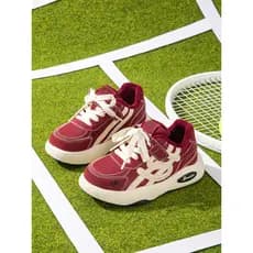 Primavera leve casual meninos meninas sapatos esportivos 2026 baixo-Top vermelho crianças sapatos casuais sapatos de est