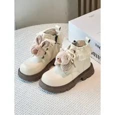 Crianças dos desenhos animados Martin botas de lã-velo botas de algodão quente 2025 inverno novo estilo meninas botas cu
