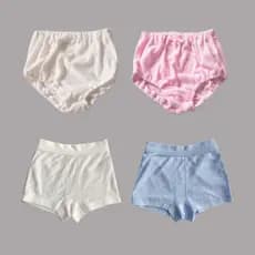Exportar roupas infantis roupa interior infantil meninos algodão calças planas Terry pano Boxer médio grande crianças Sh