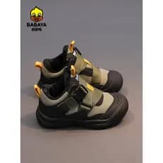 Baba pato crianças sapatos de dois algodão 2025 inverno novo estilo meninos velo-tênis de lã à prova dwaterproof água me