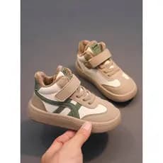Baba pato sapatos de algodão infantis 2025 inverno novo estilo meninos dois sapatos de algodão mais veludo meninas sapat