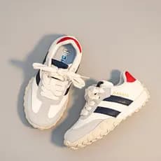 Baba pato sapatos esportivos infantis 2025 primavera novo estilo meninas sapatos casuais All-Match meninos tênis de corr