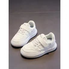 Baba pato crianças sapatos casuais meninos sapatos brancos 2024 primavera novo estilo meninas sapatos tênis brancos sola