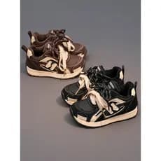 2025 inverno novo estilo crianças Forrest Gump sapatos meninos velo-tênis de lã All-Match sapatos casuais grossos @
