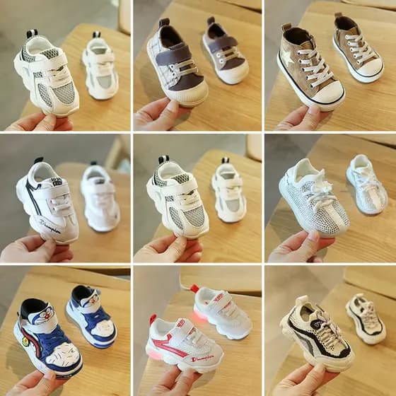 Bebê crianças sapatos de sola macia sapatos da criança do bebê primavera outono meninos tênis crianças sapatos esportivo