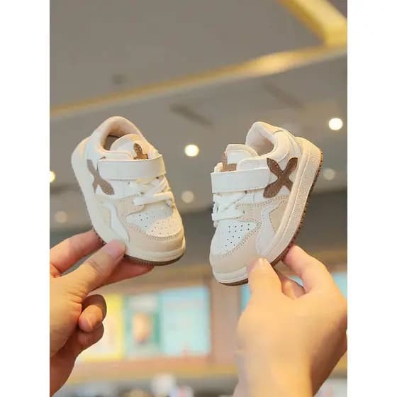 Crianças tênis tênis do bebê crianças meninos sapatos de sola macia da criança feminino bebê sapatos brancos único sapat