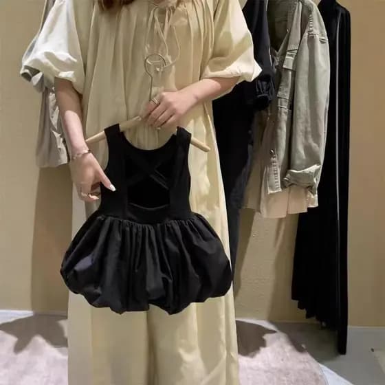 2026 meninas vestido de verão versão coreana bebê menina estilo ocidental flor Bud vestido bebê Pettiskirt vestido infan