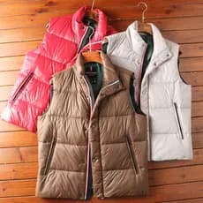 Recomendação Super econômica Miss Coxas!80 pato para baixo outono inverno masculino grosso gola alta leve colete na moda