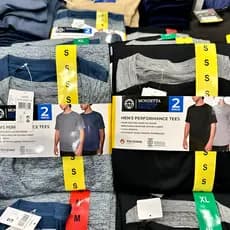 Pacote de 2 peças!Mercadorias Niu da marca de bancada norte-americana!Camiseta masculina de manga curta com tecnologia d