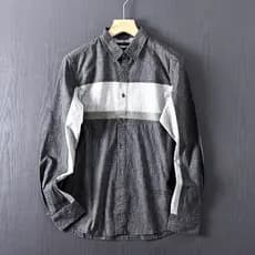 Design de correspondência de cores de pedido coreano + produtos finais de comércio exterior!Outono inverno masculino Cas