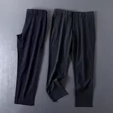 Corte etiqueta cauda bens masculino primavera verão negócios casual leve respirável estilo básico cor sólida magro-ajust