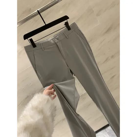 Etiqueta de corte de gabinete de retirada de bem-estar <Thin Fried} Série!Primavera verão masculino suave Drape sedoso c