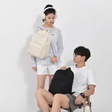 Mochila escolar japonesa de alto valor, simples, Campus, versão coreana, estilo Preppy, mochila de estudante, bolsa de v